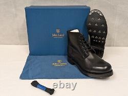 British Army Military Black Leather Ammo Parade Dress Boots John Land NEW