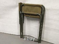 British Army Military Folding Canvas Recreational Directors Chair Land Rover