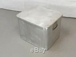 British Army Military Lockable Aluminium Catering Utensil Storage Box Case