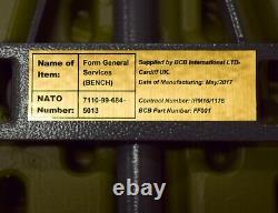 British Army Military MOD Folding Bench Current Issue New