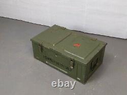 British Army Military MOD Heavy Duty Steel Equipment Storage Case Tool Box