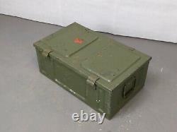 British Army Military MOD Heavy Duty Steel Equipment Storage Case Tool Box