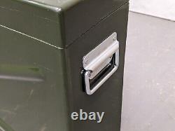 British Army Military MOD Lockable Transport Tool Box Storage Case