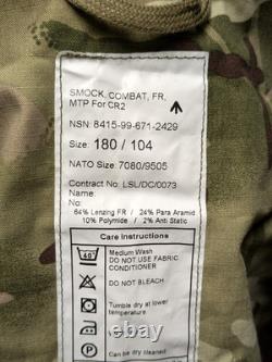 British Army Military MOD MTP Fire Retardant FR CR2 Combat Smock Jacket
