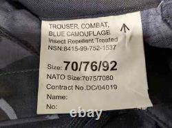 British Army Military MOD OPFOR Blue DPM Camouflage Combat Trousers NEW