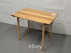 British Army Military MOD Small Wooden Trestle Folding Table