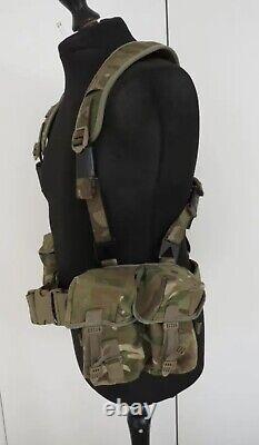 British Army Military MTP Camouflage PLCE Yoke, Belt, Pouches, Webbing