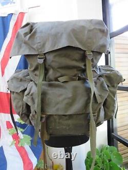 British Army Military OG Nylon General Service GS Rucksack Bergen, Falklands