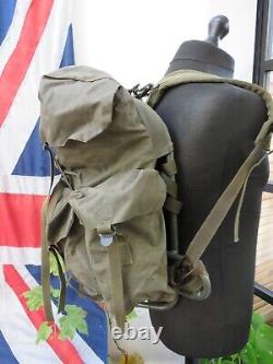 British Army Military OG Nylon General Service GS Rucksack Bergen, Falklands