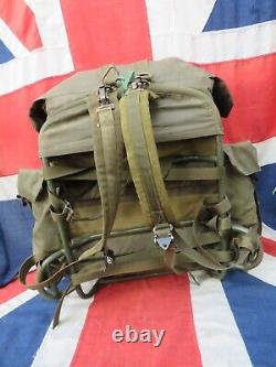 British Army Military OG Nylon General Service GS Rucksack Bergen, Falklands