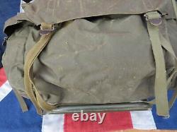 British Army Military OG Nylon General Service GS Rucksack Bergen, Falklands