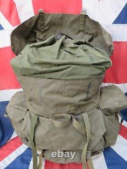 British Army Military OG Nylon General Service GS Rucksack Bergen, Falklands