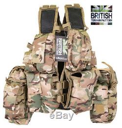 British Army Military Patrol US South AfricanTactical Combat Assault Vest BTP
