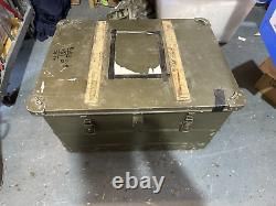 British Army Military Zarges Aluminium Transport Flight Storage Case Box