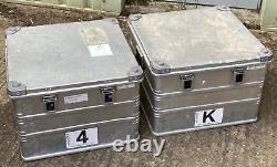 British Army Military Zarges Aluminium Transport Flight Storage Case Box