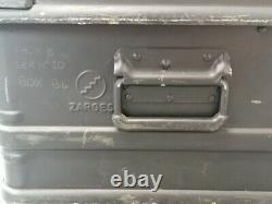 British Army Military Zarges Aluminium Transport Flight Storage Case Box