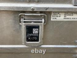 British Army Military Zarges Aluminium Transport Flight Storage Case Box