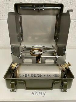 British Army No12 Cooker Stove MOD Military Surplus Fishing Camping COMPLETE