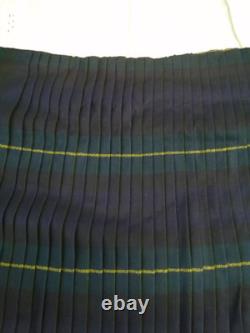 British Army No3 Gordon Kilt Highlanders Military Pure Wool Tartan UNISSUED