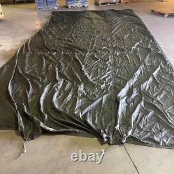 British Army Parachute Canopy Panel- Military Issue OD Parachute Canopy -13'x26