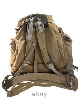 British Army WW2 Backpack Bergen Bag Canvas Commando Late Old Military Surplus