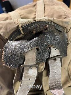 British Army WW2 Backpack Bergen Bag Canvas Commando Late Old Military Surplus