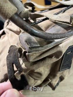 British Army WW2 Backpack Bergen Bag Canvas Commando Late Old Military Surplus