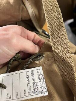 British Army WW2 Backpack Bergen Bag Canvas Commando Late Old Military Surplus