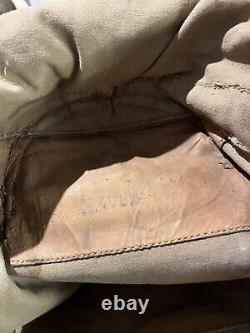 British Army WW2 Backpack Bergen Bag Canvas Commando Late Old Military Surplus