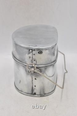 British Army WWI WWII D Shape Billy Mess Tin & Tommy Cooker Military Surplus