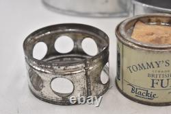 British Army WWI WWII D Shape Billy Mess Tin & Tommy Cooker Military Surplus