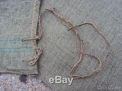 British Military Army Issue Large Hessian Sand Bags Sacks x 100, Flood Defence