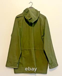 British Military Smock Windproof Green Cadet Forces 1974 Vintage SIZE 4 Medium