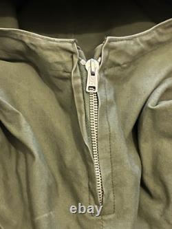 British Military Smock Windproof Green Cadet Forces 1974 Vintage SIZE 4 Medium
