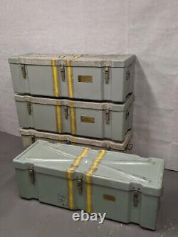 British Royal Navy Military MOD Heavy Duty Equipment Storage Case Box