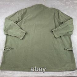 Brooks Brothers Shirt Men 4XLT Tall Army Green Ripstop Military Surplus NWT $188