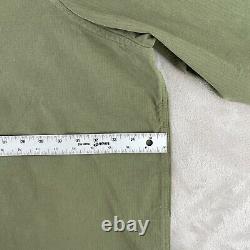 Brooks Brothers Shirt Men 4XLT Tall Army Green Ripstop Military Surplus NWT $188