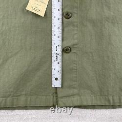 Brooks Brothers Shirt Men 4XLT Tall Army Green Ripstop Military Surplus NWT $188