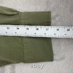 Brooks Brothers Shirt Men 4XLT Tall Army Green Ripstop Military Surplus NWT $188