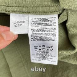 Brooks Brothers Shirt Men 4XLT Tall Army Green Ripstop Military Surplus NWT $188