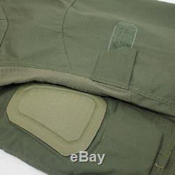 Bulldog ECU2 Combat Military Army Trousers With Knee Pads Airsoft Olive Green