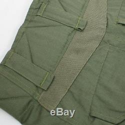 Bulldog ECU2 Combat Military Army Trousers With Knee Pads Airsoft Olive Green