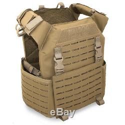 Bulldog Kinetic Military Army Tactical MOLLE Modular Armour Plate Carrier Coyote