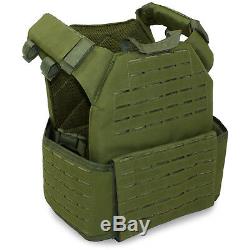 Bulldog Kinetic Military Army Tactical MOLLE Modular Armour Plate Carrier Green