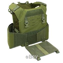 Bulldog Kinetic Military Army Tactical MOLLE Modular Armour Plate Carrier Green