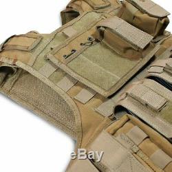 Bulldog MK2 Military Army Tactical MOLLE Armour Plate Carrier Vest Coyote Brown