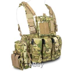 Bulldog Military Army Tactical Operator MOLLE Chest Rig Harness Vest Carrier MTP