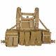 Bulldog Military Army Tactical Operator Molle Chest Rig Vest Carrier Coyote Tan