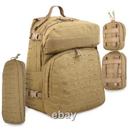 Bulldog Tacticus V2 MOLLE Hydration Military Cadet Rucksack Daysack 37L Coyote