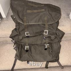 Bundeswehr Rucksack with Original Straps Olive Green Backpack Bag German Army
